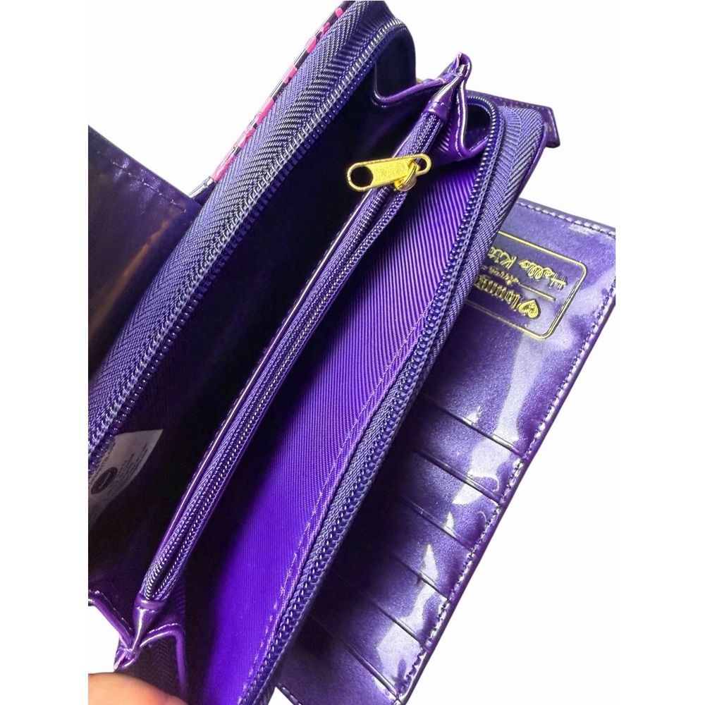 Loungefly Loves Hello Kitty Bowler Tote Bag Wallet Set Pink Purple RARE - Picture 7 of 16